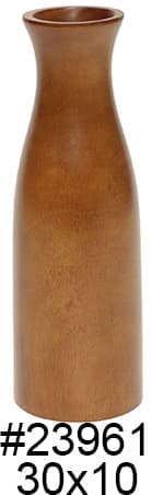 Vaso Decorativo em Madeira Natural